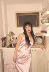LUNA SATIN CAMI TOP (WHITE, PINK 2COLORS!)