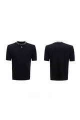 モーダルラインストーンパールTシャツ