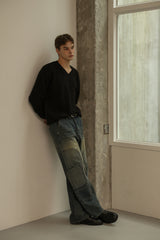 Washed Carpenter Pocket Pants