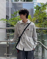 ビーストパッチシャツジャケット (ブラック)