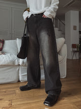 Rhodia Damage Sand Denim Pants
