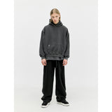 クラシックフーディー - Washed Black