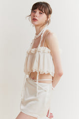 ジェイドミニスカート cream