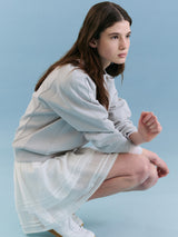 NUBASIC LOGO SWEATSHIRT LIGHT BLUE