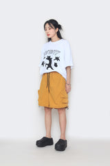 Black City Cat Short-Sleeved T-Shirt