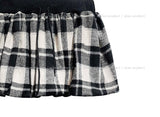 Pilen Check Pumpkin Mini Skirt