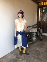 Luce Flower Long Dress (2color)