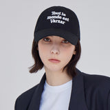 TMV レタリングボールキャップ / Twill Black