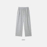 Cotton High-Waisted Banded Pants 3COLOR