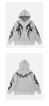 Irie knit zip-up white