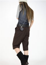 one shoulder mesh sleeveless(2color)
