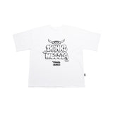 アーカイブバブルフォントTシャツ-WHITE