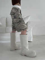 girly camo bermuda pt