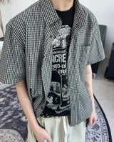 エティン半袖チェックシャツ