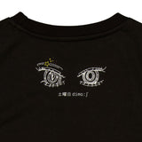 【MADE】Doyoubi Dimanche落書きショートスリーブTシャツ [ブラック]