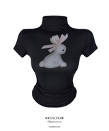 Bunny Ribbon Tee (3color)