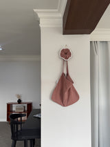 [SET] scrunchie corduroy dot_pink + Daily eco bag_corduroy dot pink