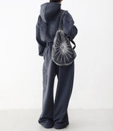 Unisex ディクションエンブロイダードバルーンシープスキンスウェットパンツ