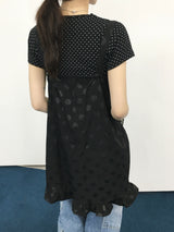 メリードットリボンクロップTシャツ (3c)