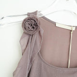 Ruffle Flower Sleeve Dress 232008572