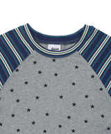 STRIPED STAR RAGLAN LS TEE(CV2GFFT561A)