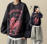 ギターキャットスウェットシャツ [Fleece]