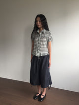 Selvage culottes denim pants (1color)