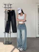 [Repub products] Fall-in Wide Denim Pants