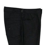 flare washed denim pants (black)
