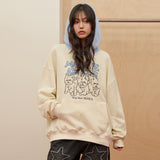 Maltese Archive Line Graphic Two Tone Hoody