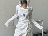 Riqi cut band hoodie