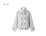 Barin Trench Crop Buckle Short Jacket
