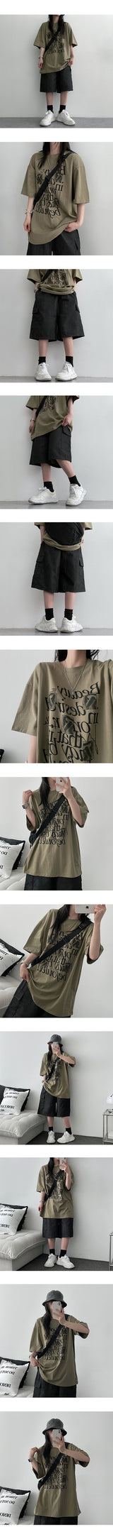 Angf vintage short-sleeved T-shirt