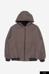 Bluff incision bio hooded zip-up jumper