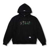 Camouflage STGM Oversized Hoodie Black /  Melange
