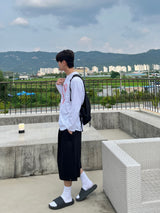 ハートスプレーレタリングロングスリーブ