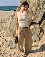 Heather sleeveless