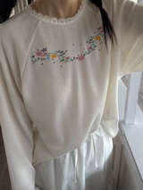 garden waffle lace T 