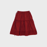 Katie Frill Midi Skirt (red)