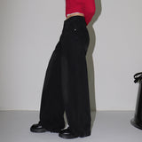 Tcoin pintuck wide cotton pants