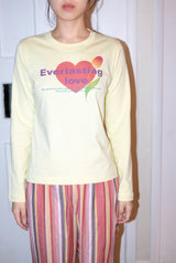ラブチューリップtシャツ_butter
