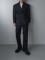 ASCLO Flare Denim Double Blazer