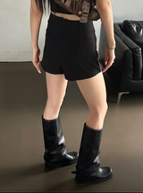 ストライプストラップパンツ
