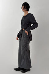 SHIRRING STRAP BLOUSE