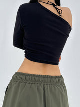 [WARMER SET] HIP WARMER CUTE & SEXY CROPPED-FIT TEE - 2 COLOR