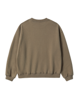 25FW WOMAN ARCH SHAPED LOGO NAPPING SWEATSHIRT