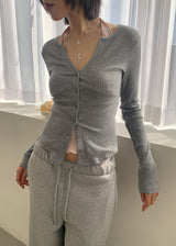MUTE V RIB CARDIGAN