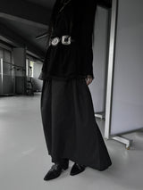 gather balloon long skirt (3color)