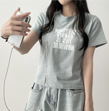 アイリーンレタリング半袖Tシャツ