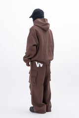 Medi W Boucle Embroidery Heavy Set-Up Hood